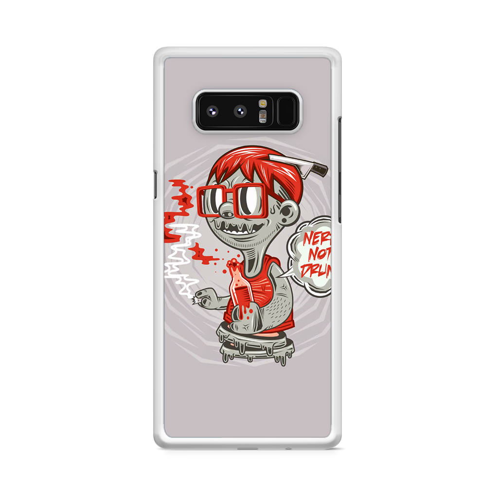 Nerd Not Drunk Zombie Galaxy Note 8 Case