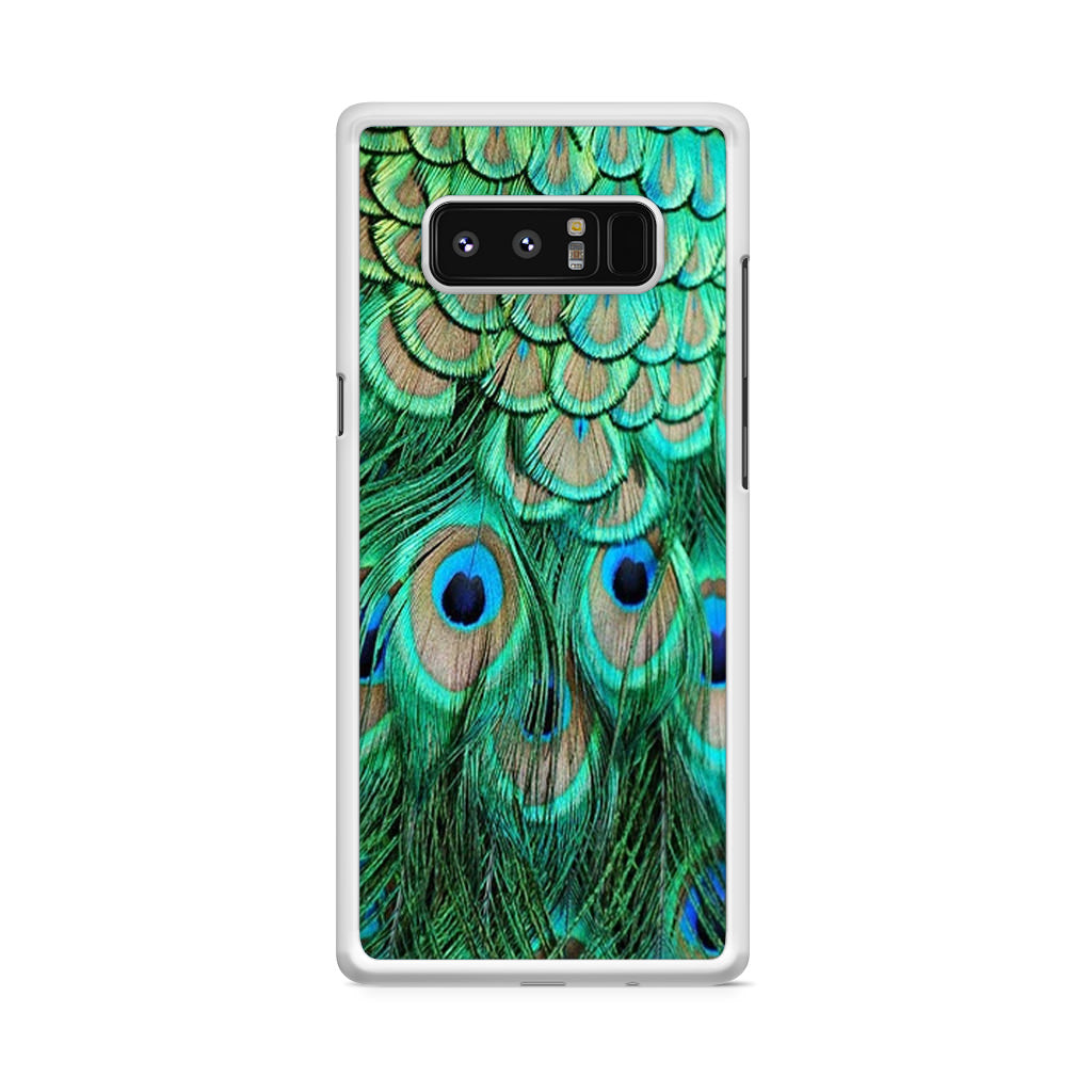 Peacock Feather Galaxy Note 8 Case