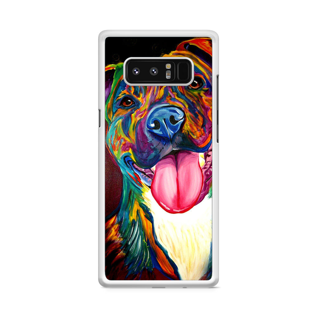 Pitbull Painting Art Galaxy Note 8 Case