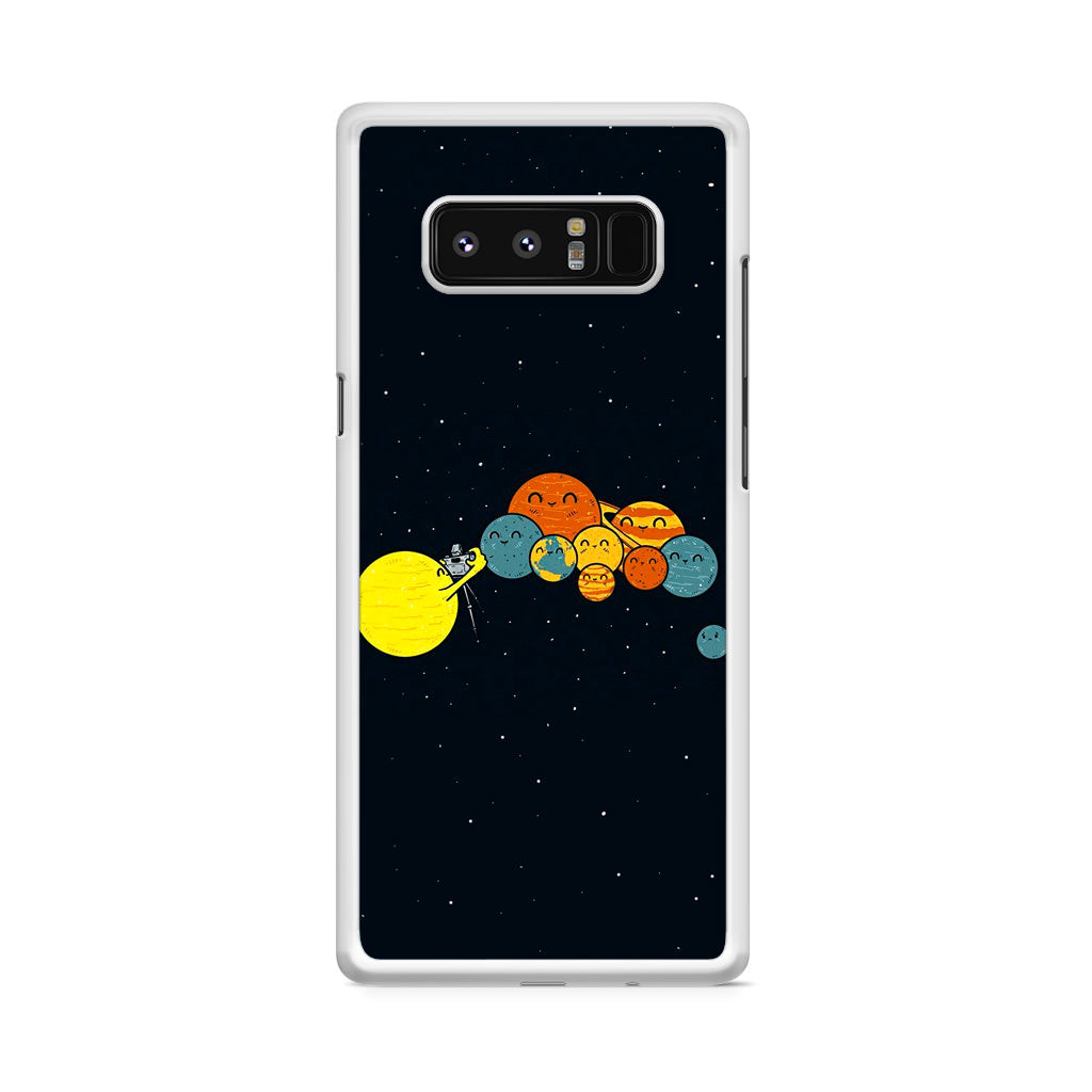 Planet Cute Illustration Galaxy Note 8 Case