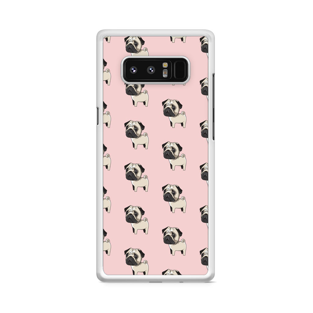 Pugs Pattern Galaxy Note 8 Case