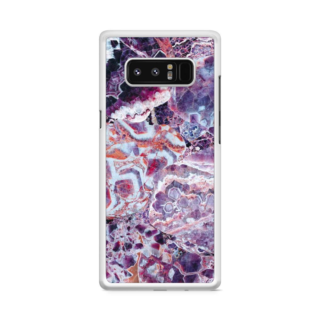 Purple Marble Galaxy Note 8 Case