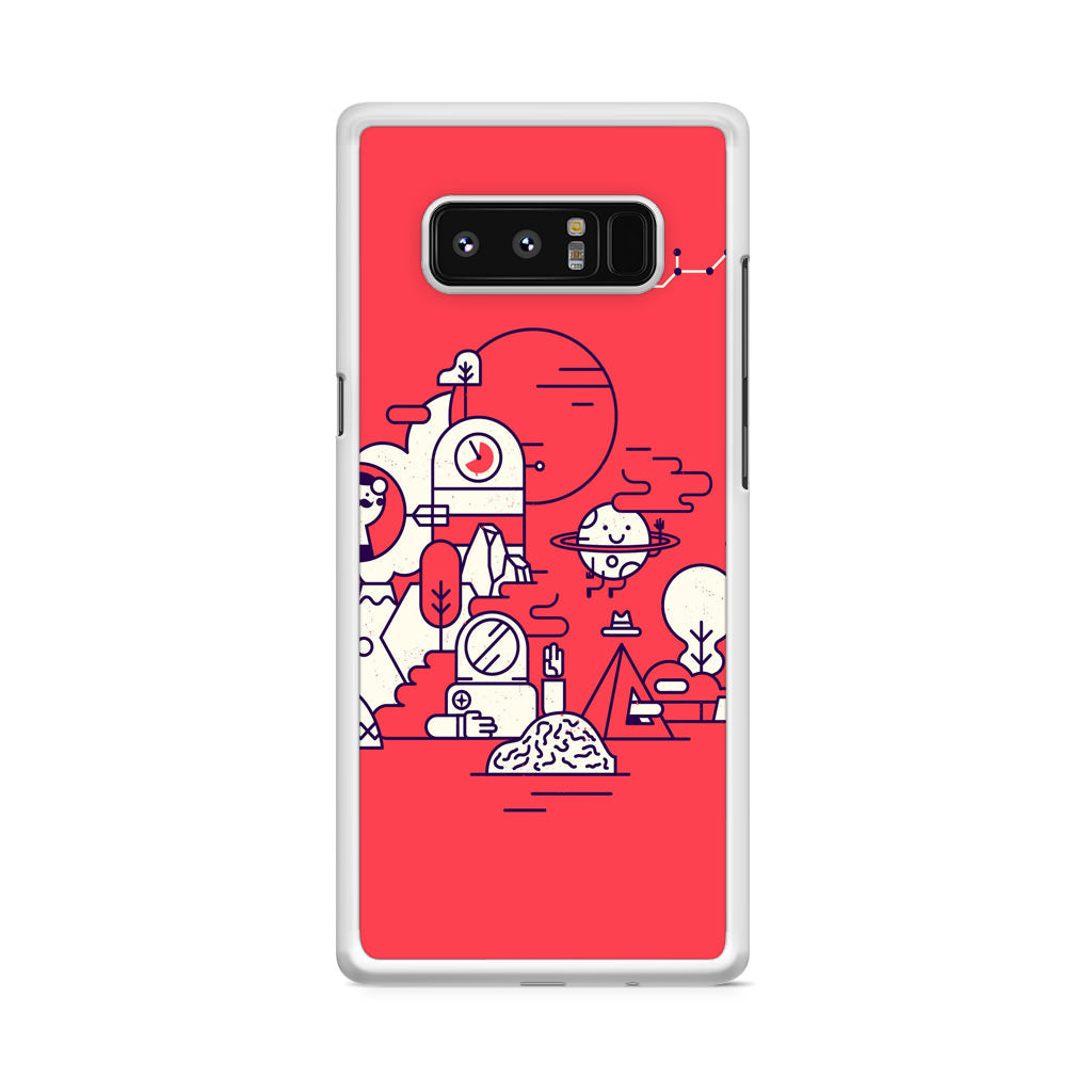 Red Planet Galaxy Note 8 Case