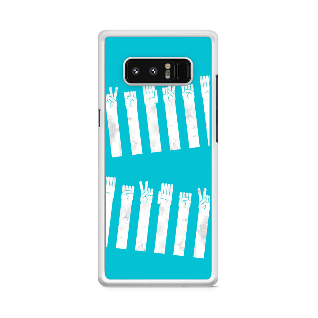 Rock Paper Scissors Zebra Crossing Galaxy Note 8 Case