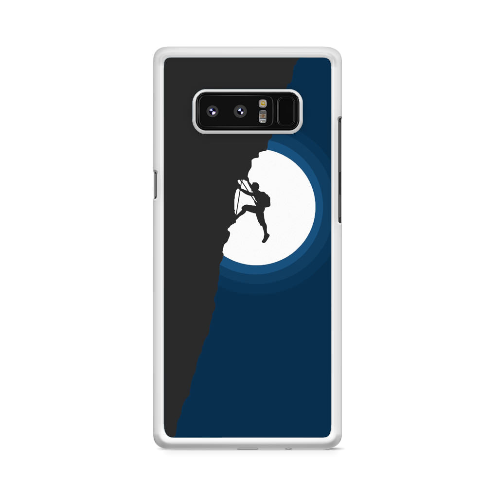 Silhouette of Climbers Galaxy Note 8 Case