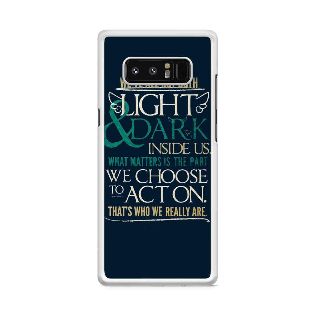 Sirius Black Quotes Galaxy Note 8 Case