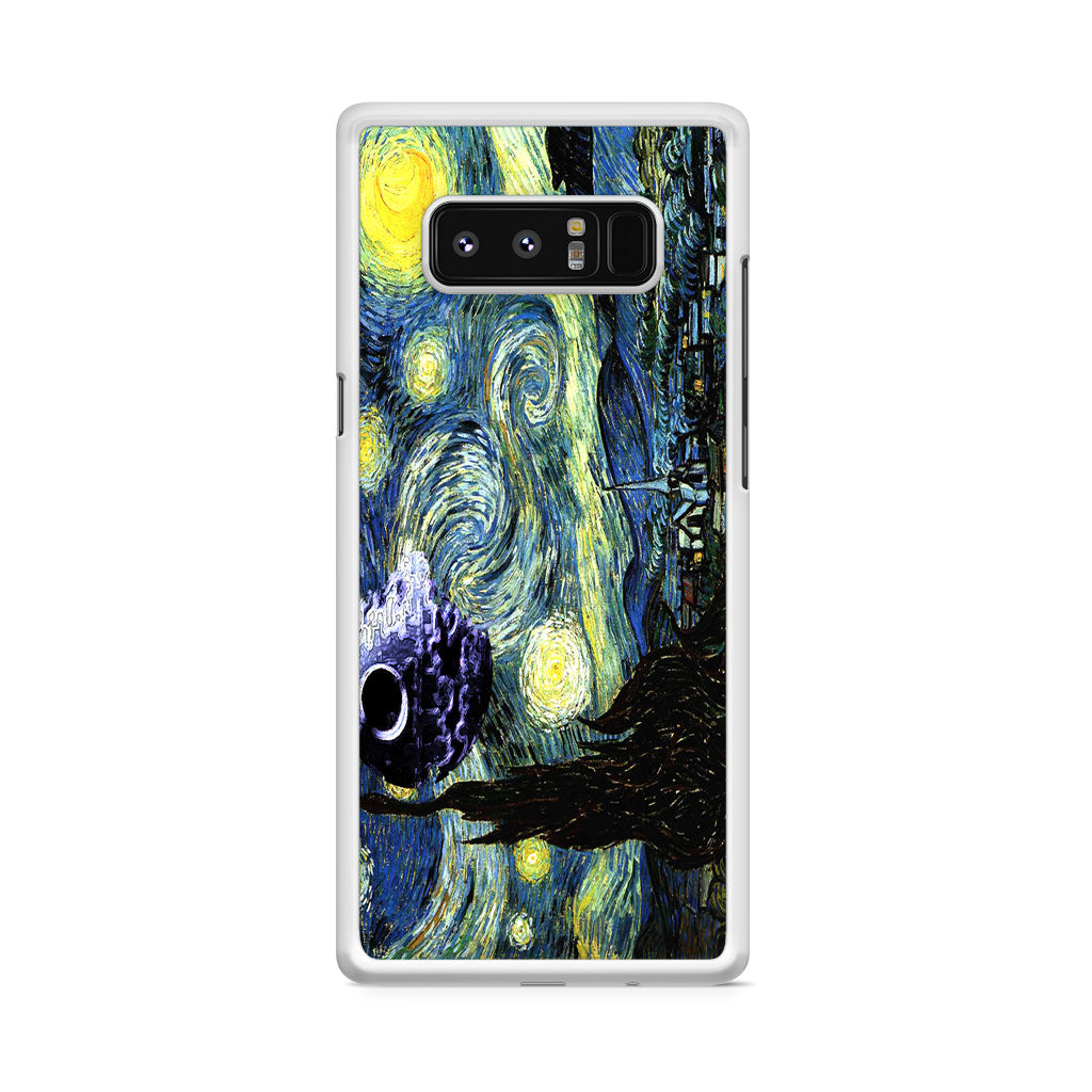 Skellington on a Starry Night Galaxy Note 8 Case