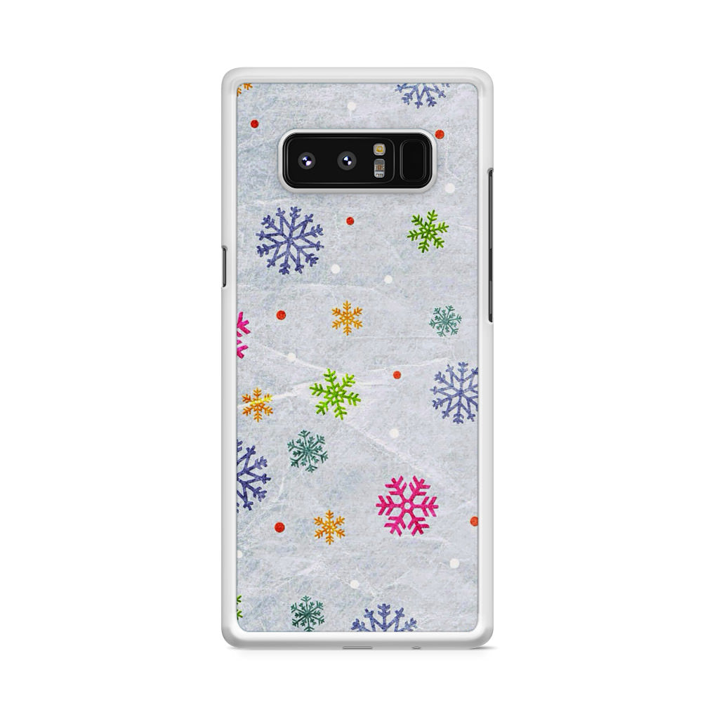 Snowflake Galaxy Note 8 Case