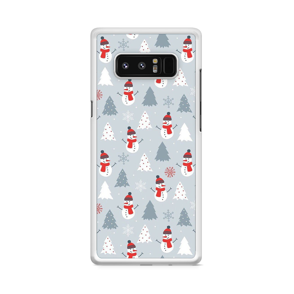 Snowmans Pattern Galaxy Note 8 Case