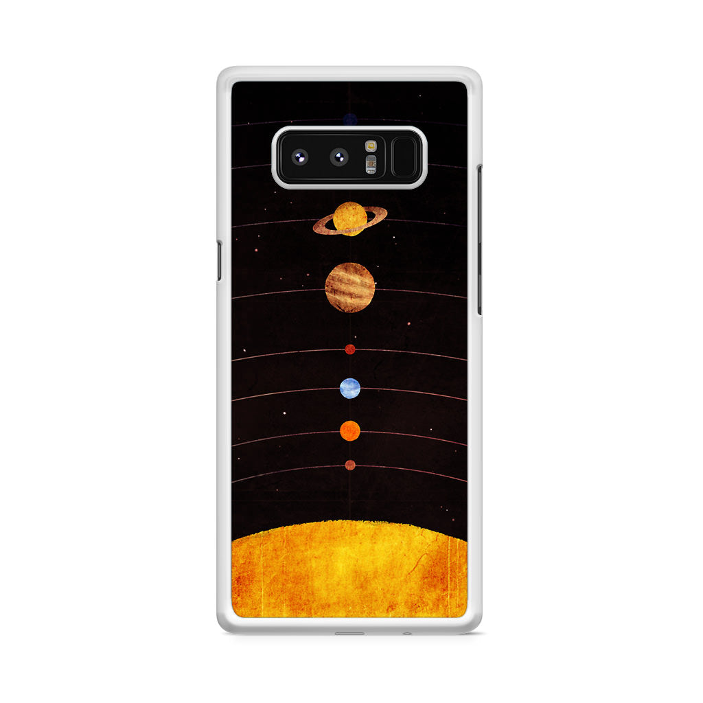 Solar System Galaxy Note 8 Case