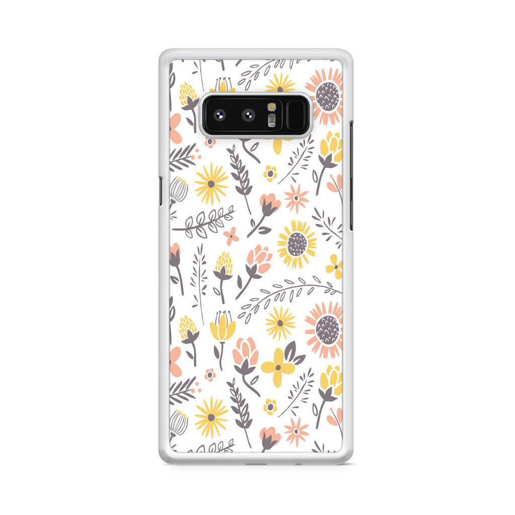 Spring Things Pattern Galaxy Note 8 Case