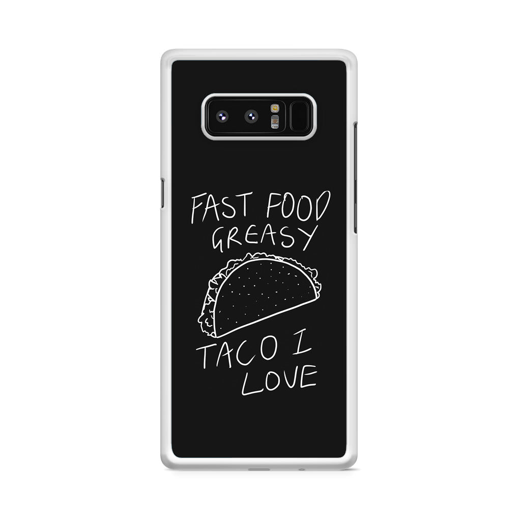 Taco Lover Galaxy Note 8 Case