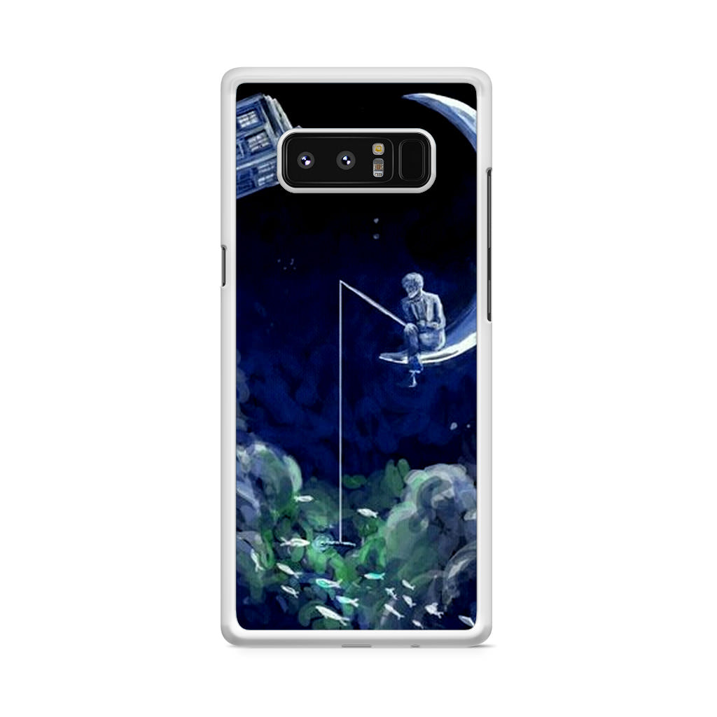 Tardis Walking To The Moon Galaxy Note 8 Case