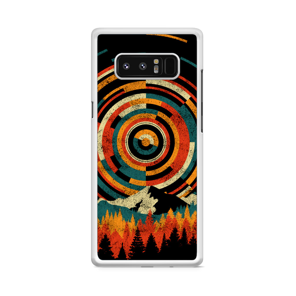 The Geometry Of Sunrise Galaxy Note 8 Case