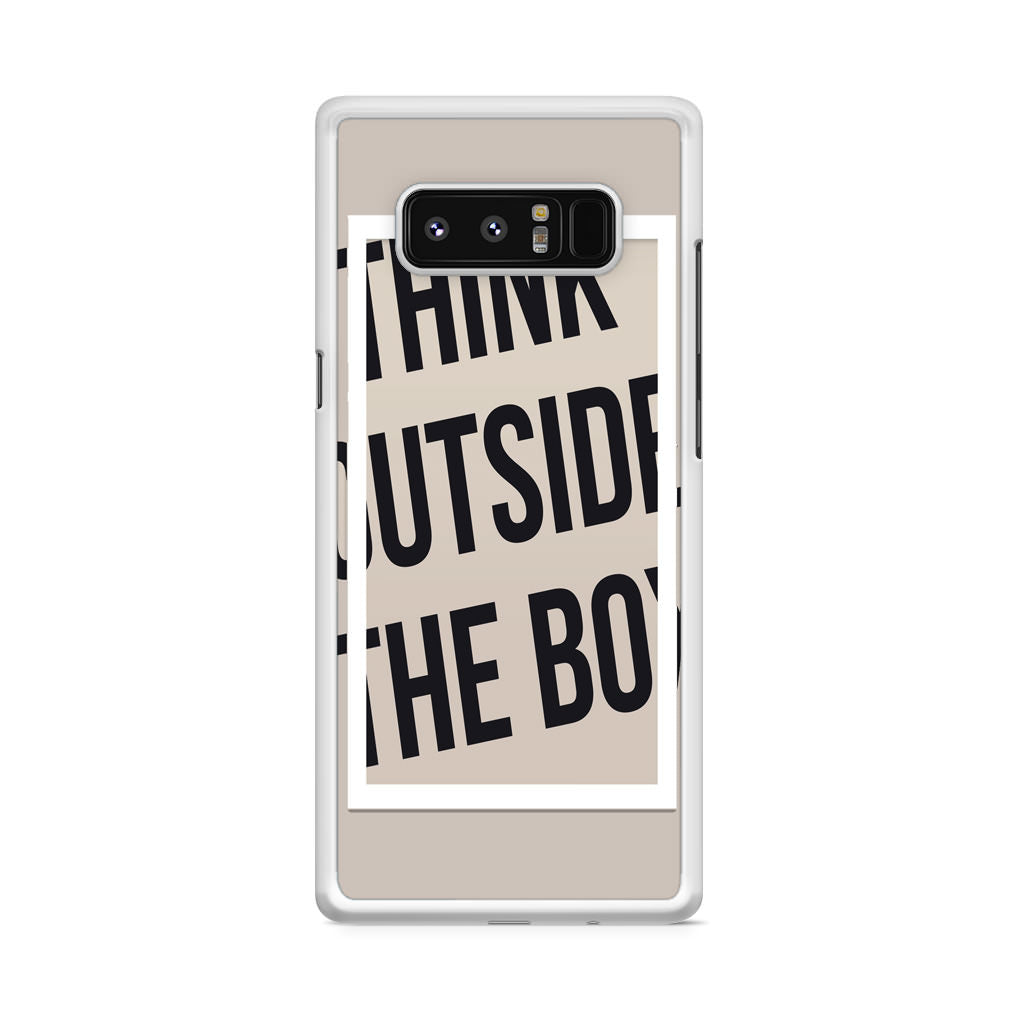 Think Outside The Box Galaxy Note 8 Case