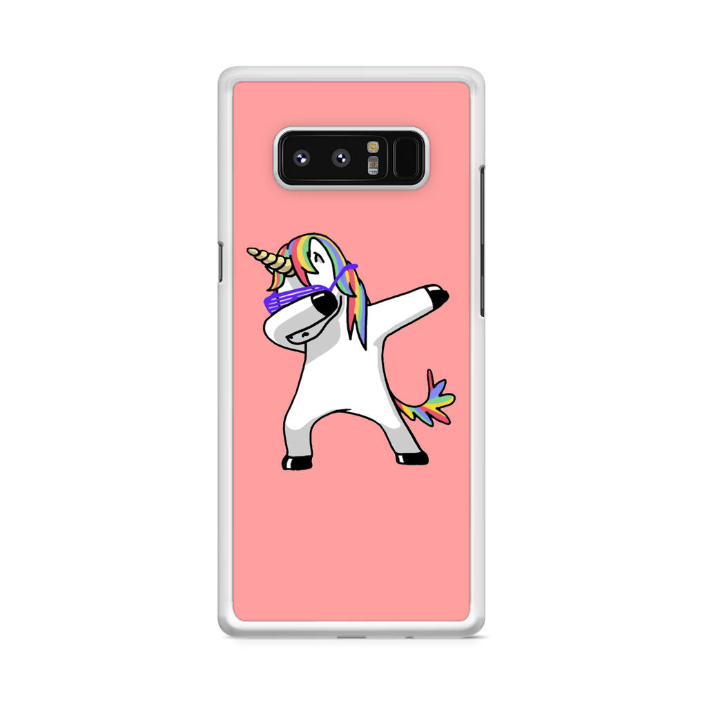 Unicorn Dabbing Pink Galaxy Note 8 Case