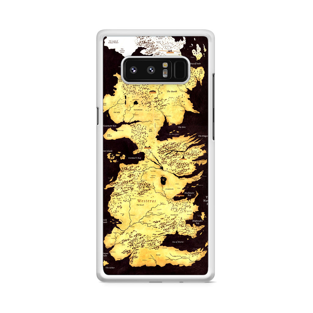 Westeros Map Galaxy Note 8 Case