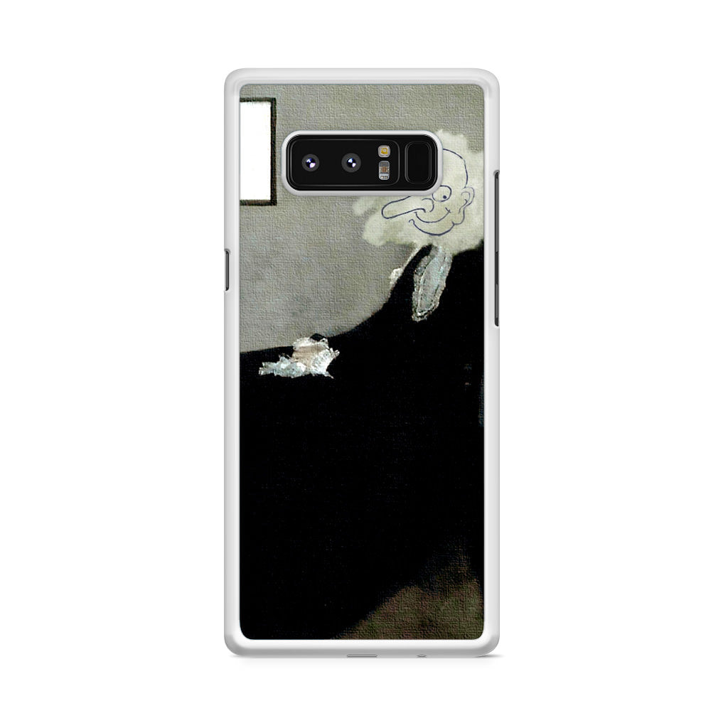 Whistler's Mother by Mr. Bean Galaxy Note 8 Case