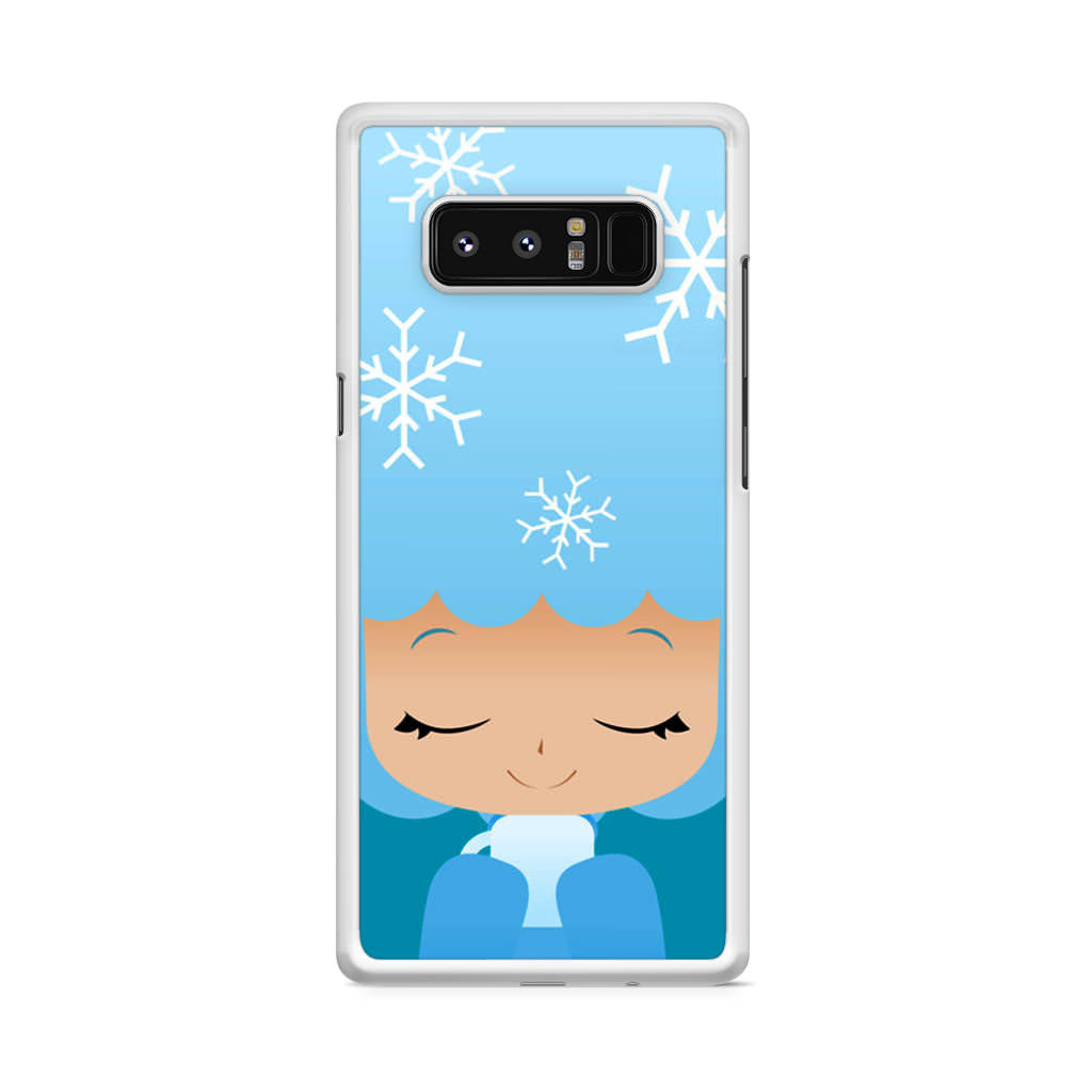 Winter Afro Girl Galaxy Note 8 Case