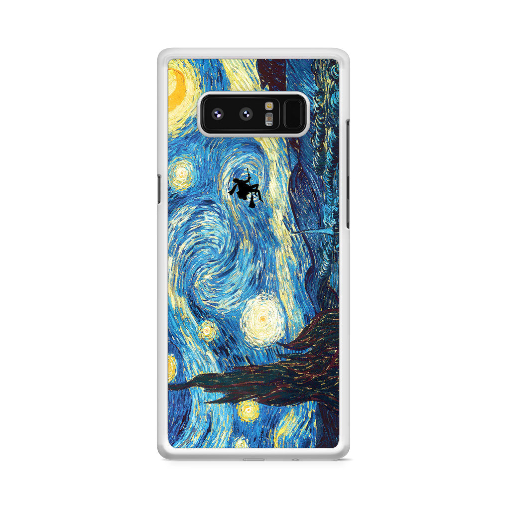 Witch on The Starry Night Sky Galaxy Note 8 Case