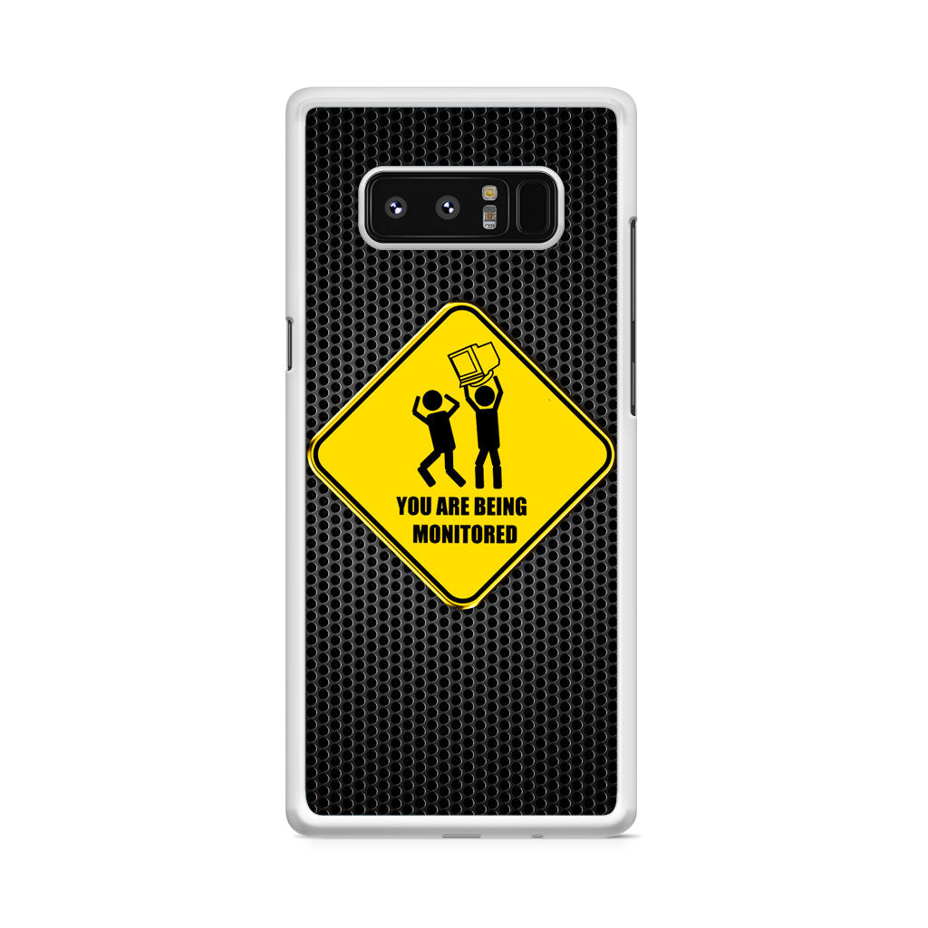 You Are Being Monitored Galaxy Note 8 Case