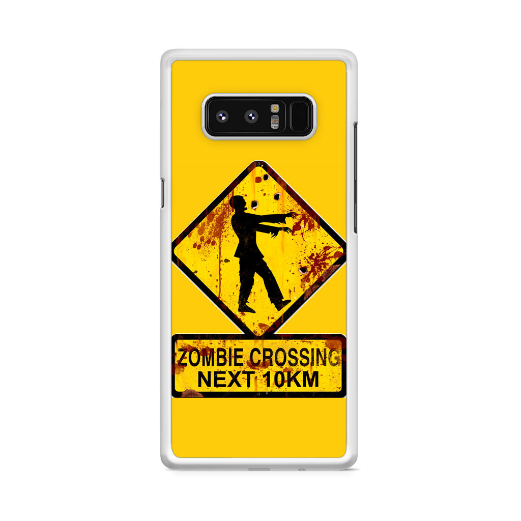 Zombie Crossing Sign Galaxy Note 8 Case