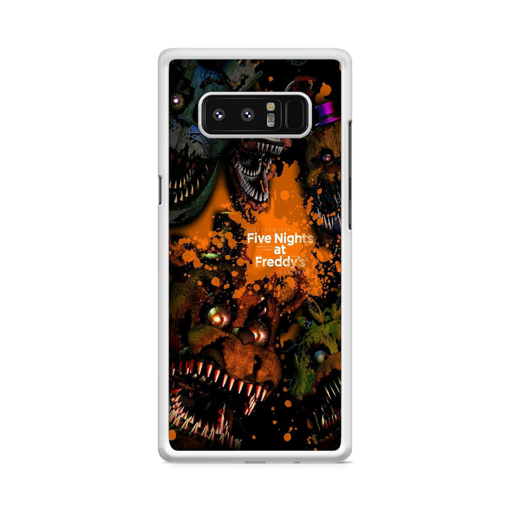 Five Nights at Freddy's Scary Galaxy Note 8 Case