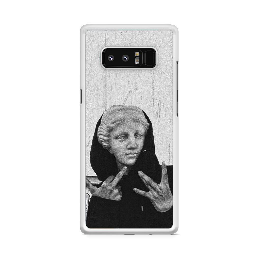 Greek Statue Wearing Hoodie Galaxy Note 8 Case