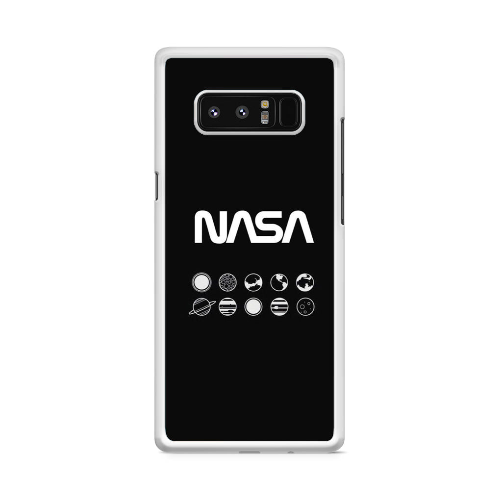 NASA Minimalist Galaxy Note 8 Case