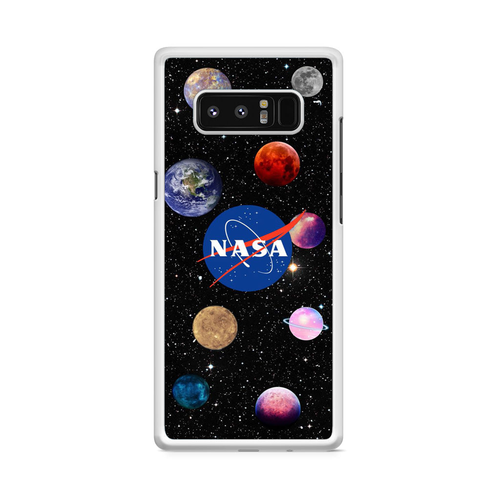 NASA Planets Galaxy Note 8 Case