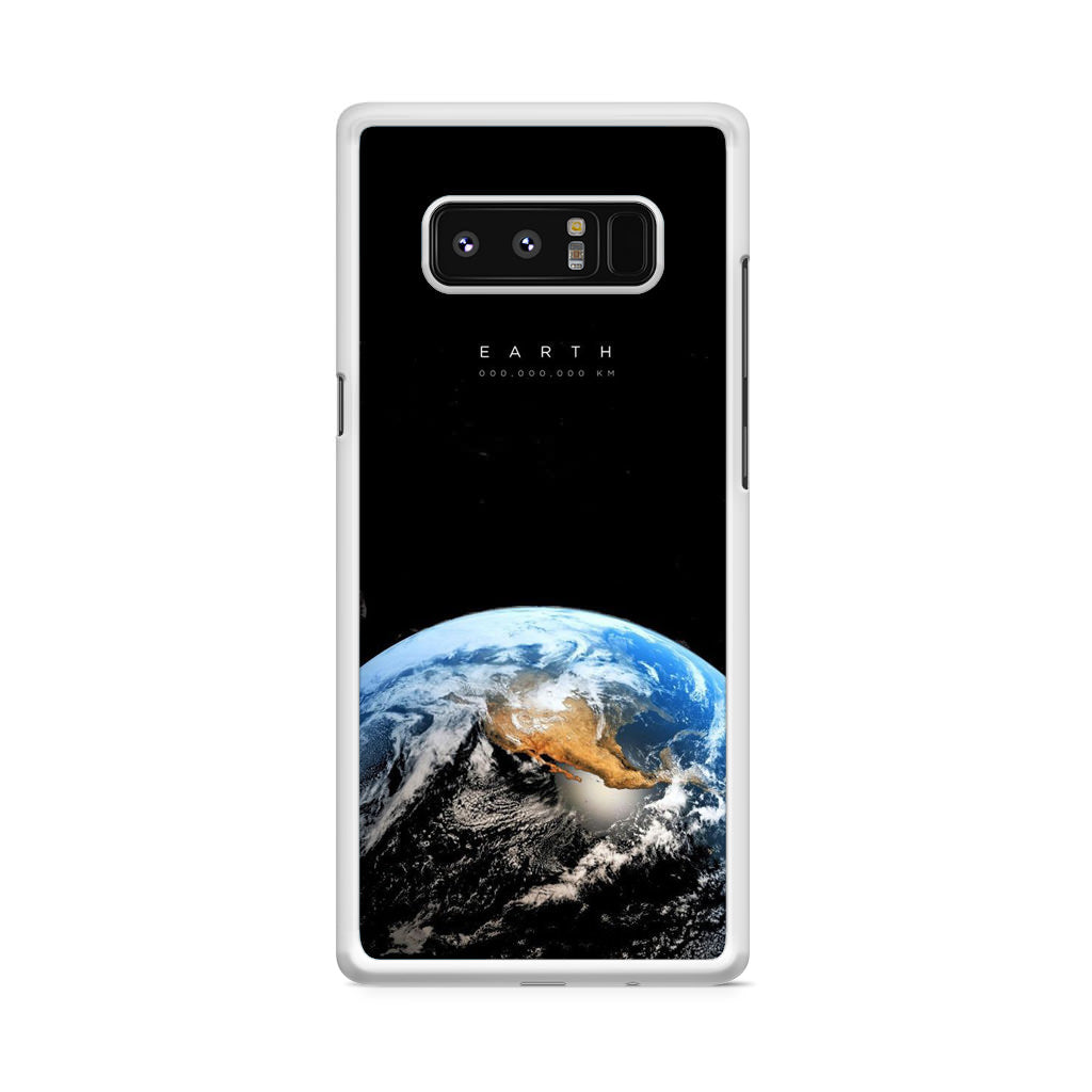 Planet Earth Galaxy Note 8 Case