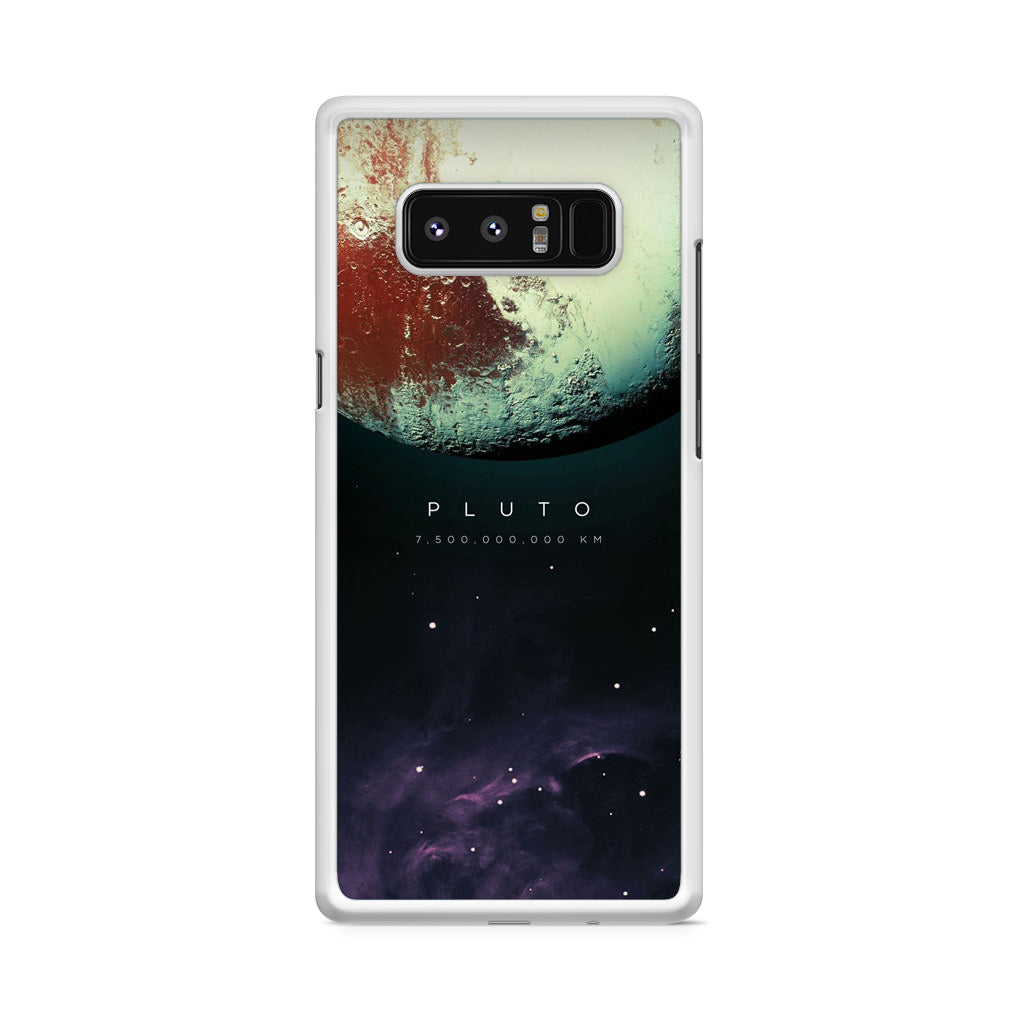 Planet Pluto Galaxy Note 8 Case