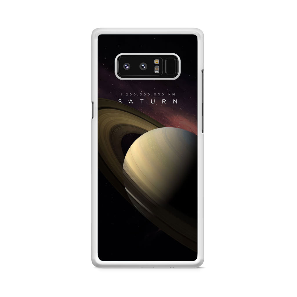 Planet Saturn Galaxy Note 8 Case