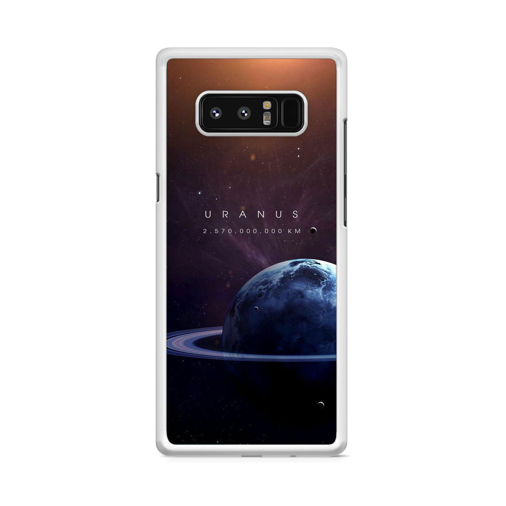 Planet Uranus Galaxy Note 8 Case