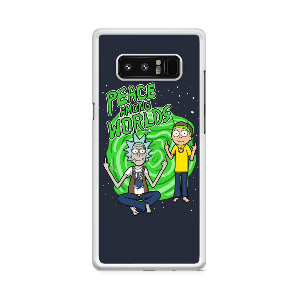 Rick And Morty Peace Among Worlds Galaxy Note 8 Case