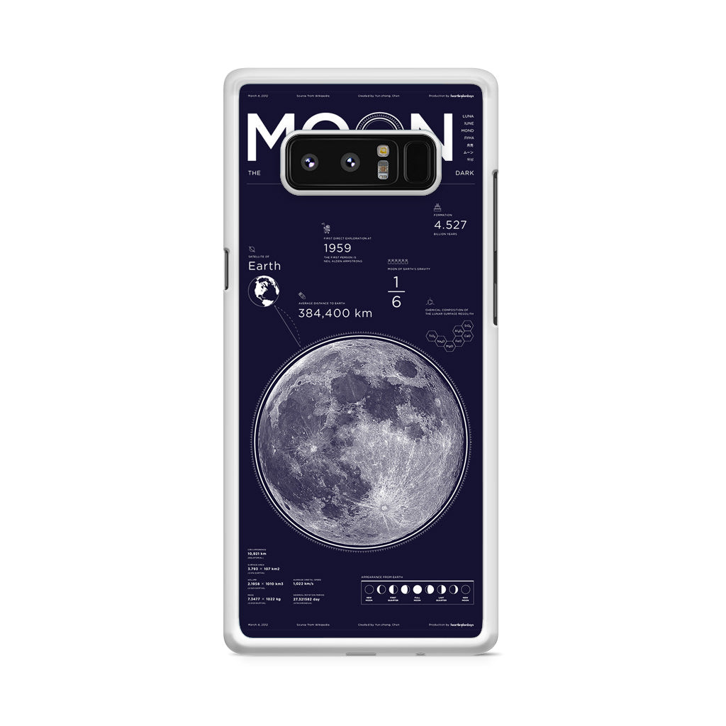 The Moon Galaxy Note 8 Case