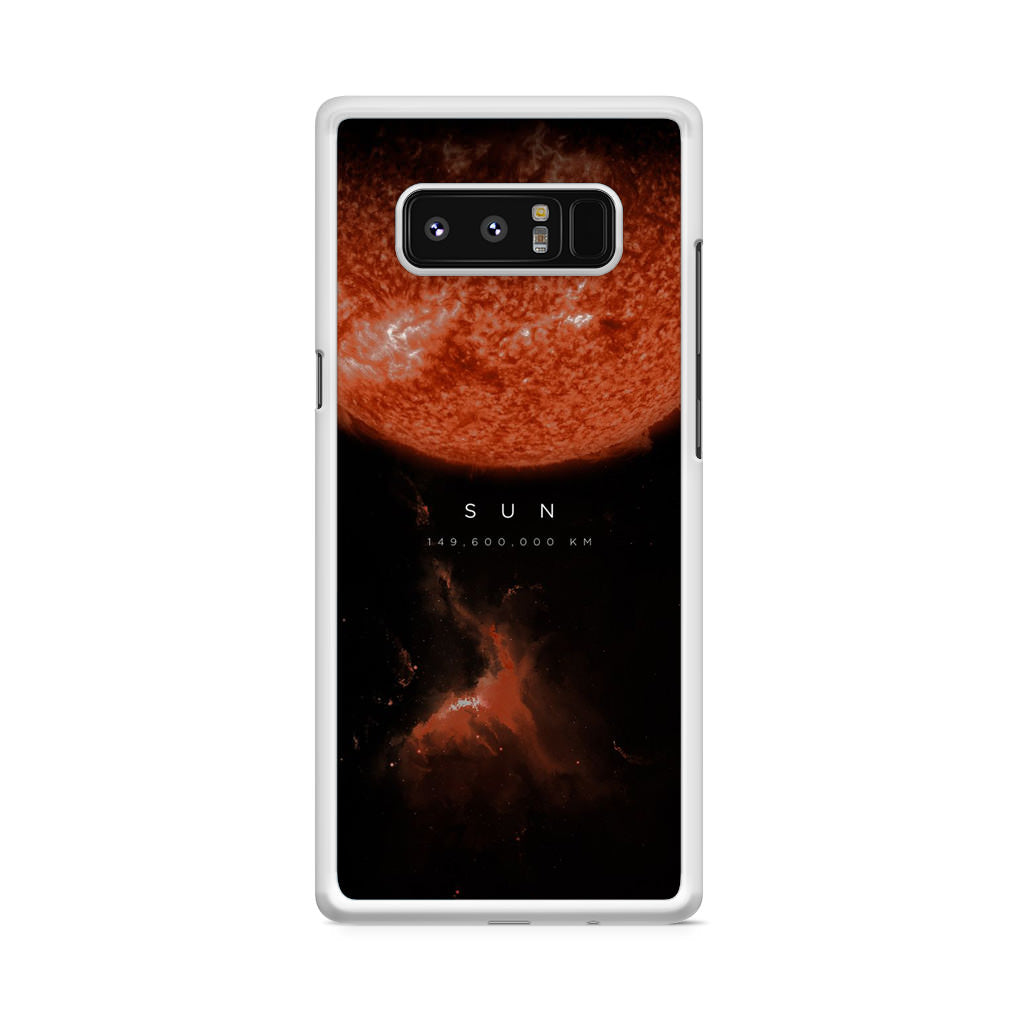 The Sun Galaxy Note 8 Case