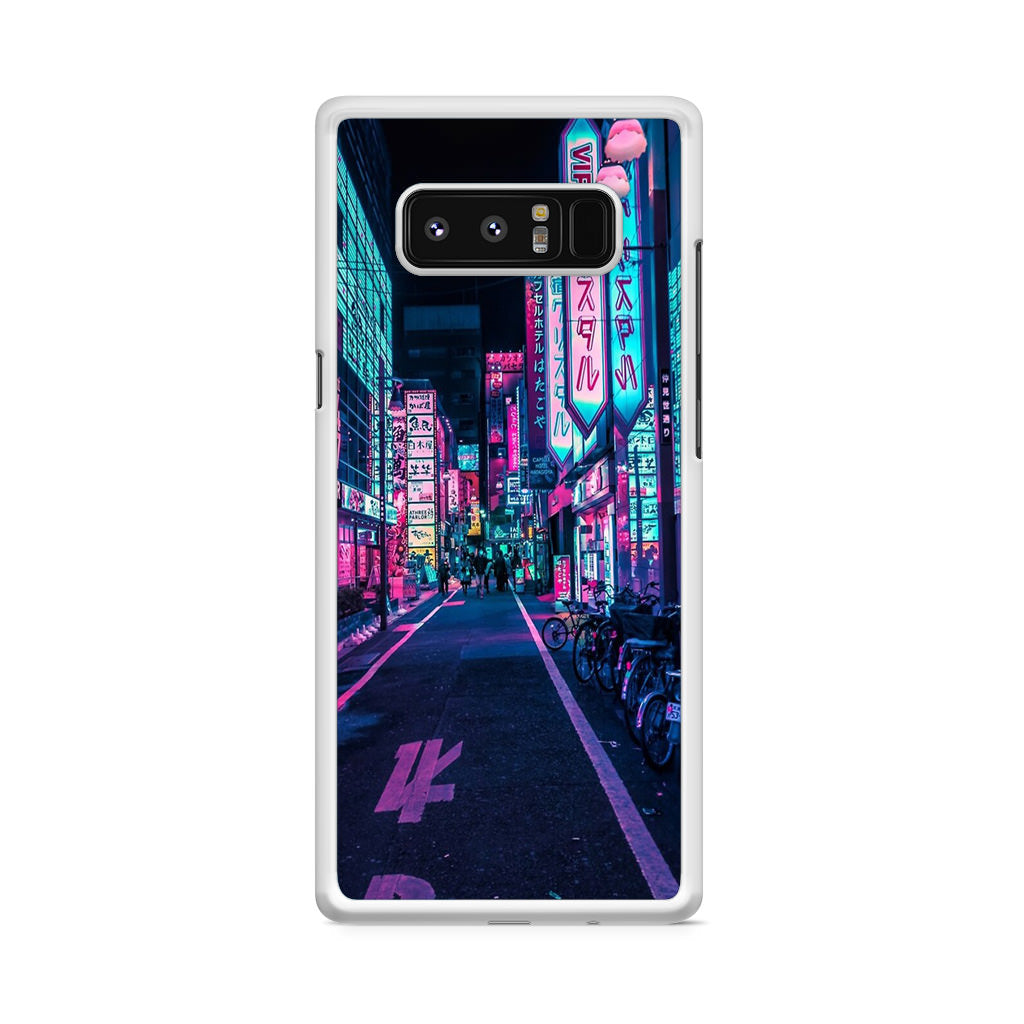 Tokyo Street Wonderful Neon Galaxy Note 8 Case