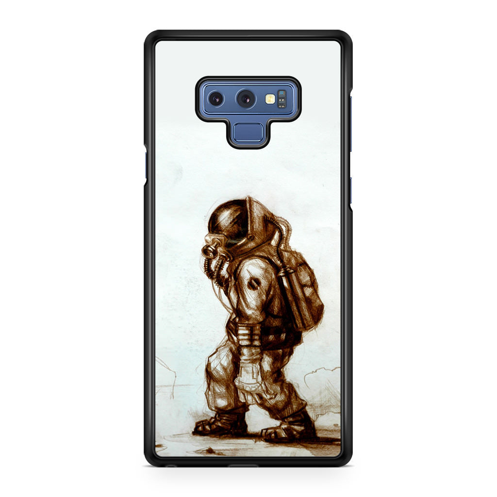 Astronaut Heavy Walk Galaxy Note 9 Case