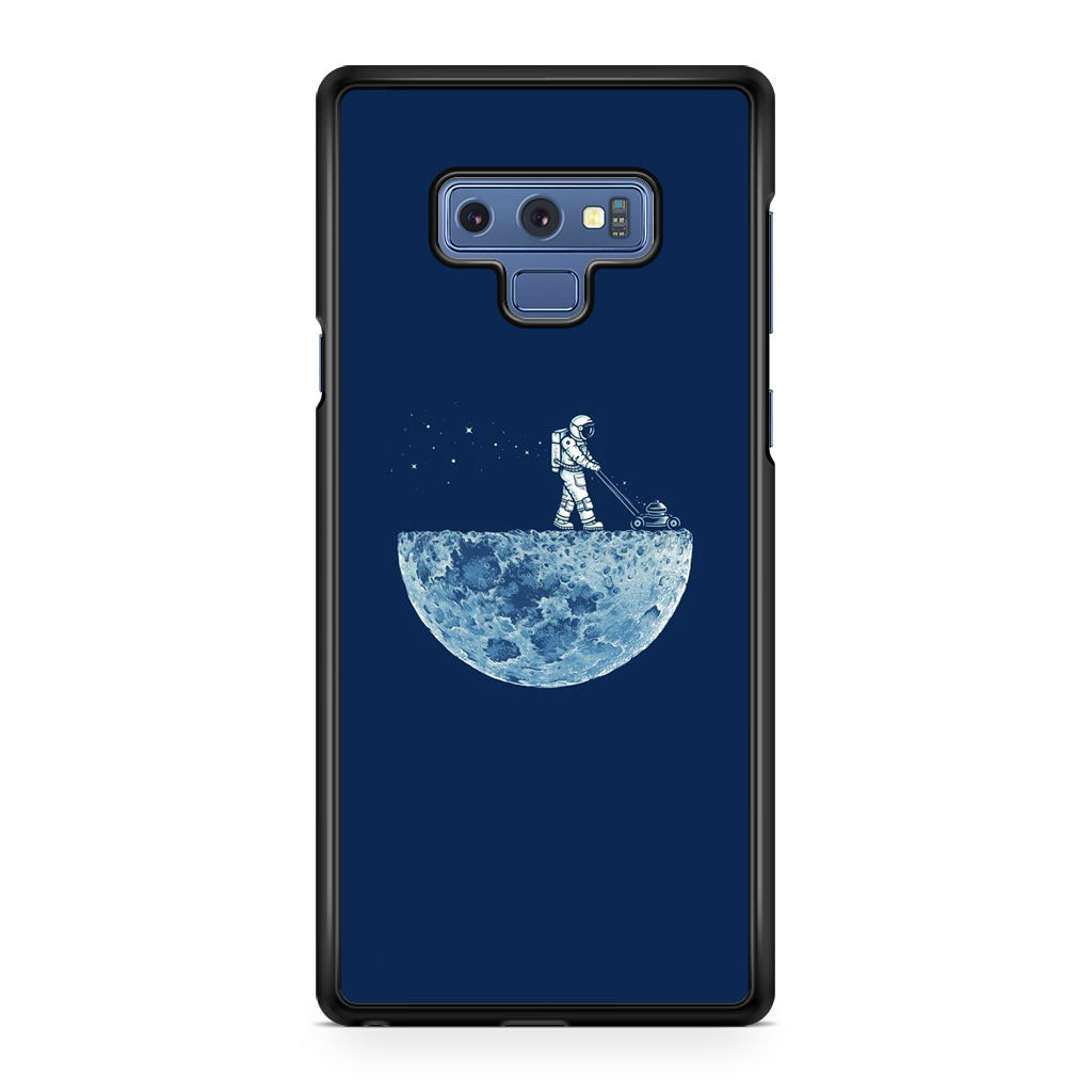 Astronaut Mowing The Moon Galaxy Note 9 Case