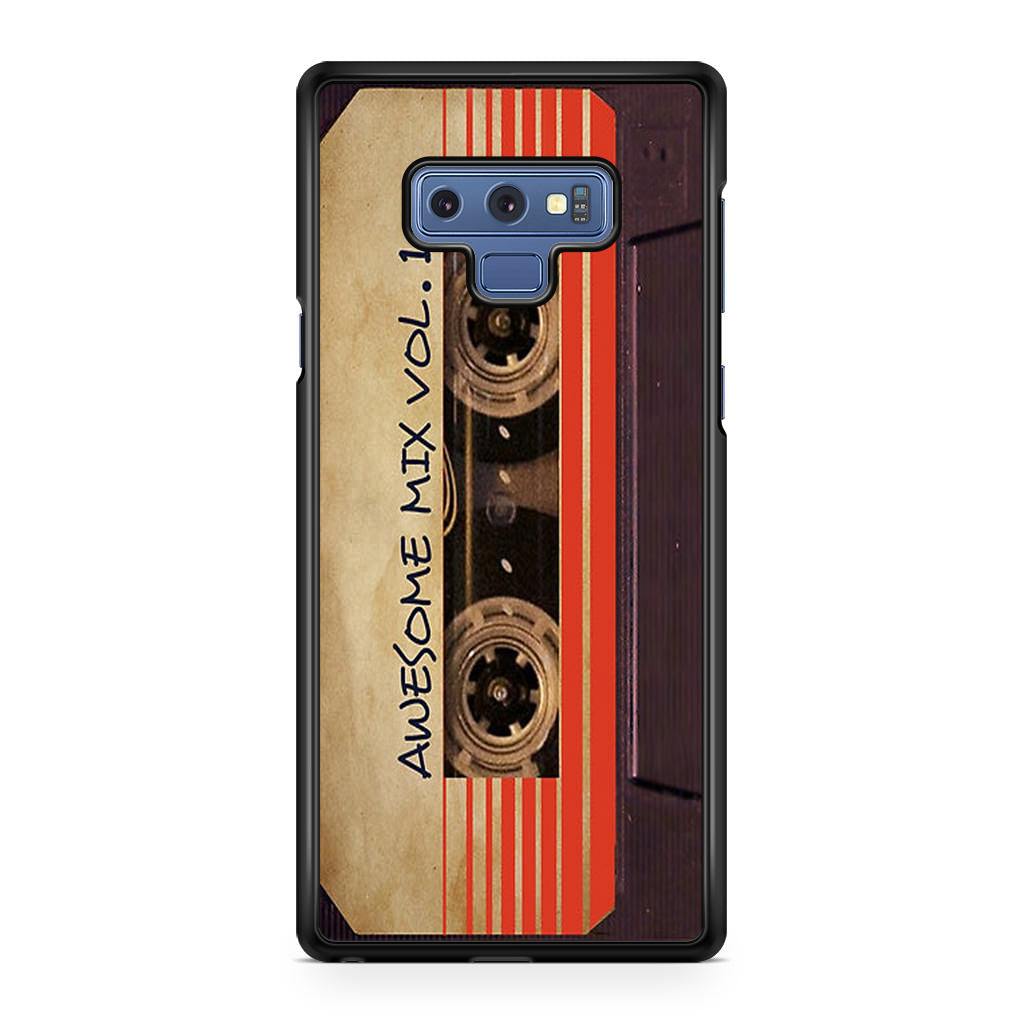 Awesome Mix Vol 1 Cassette Galaxy Note 9 Case