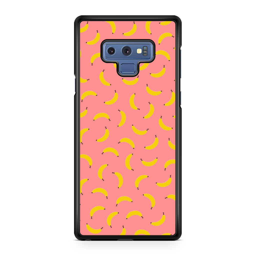 Bananas Fruit Pattern Pink Galaxy Note 9 Case