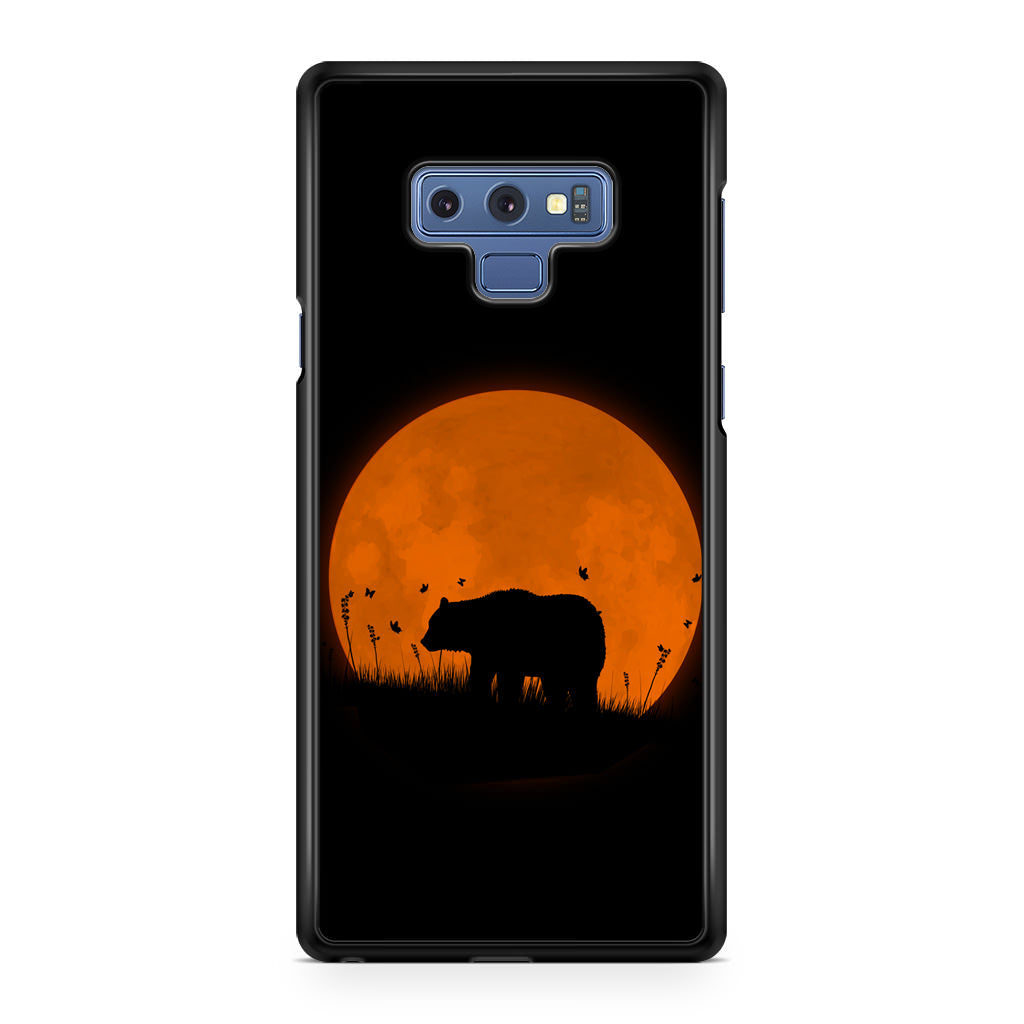 Bear Silhouette Galaxy Note 9 Case