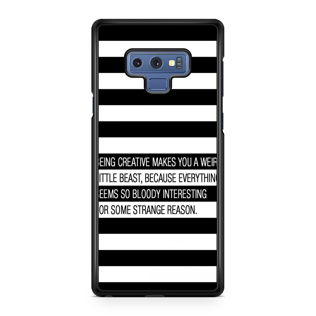 Being Creative Weird Galaxy Note 9 Case