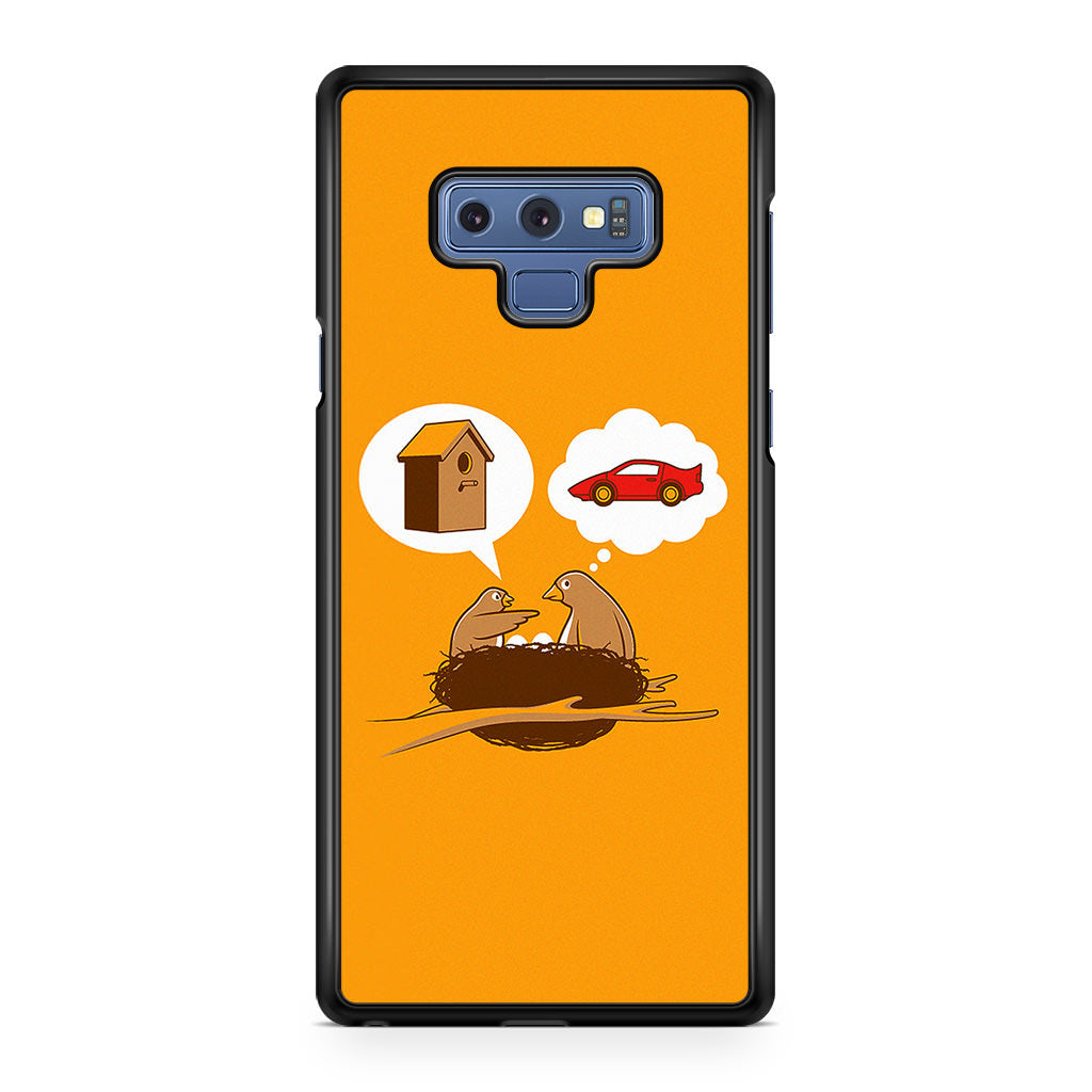 Bird Life Priorities Galaxy Note 9 Case