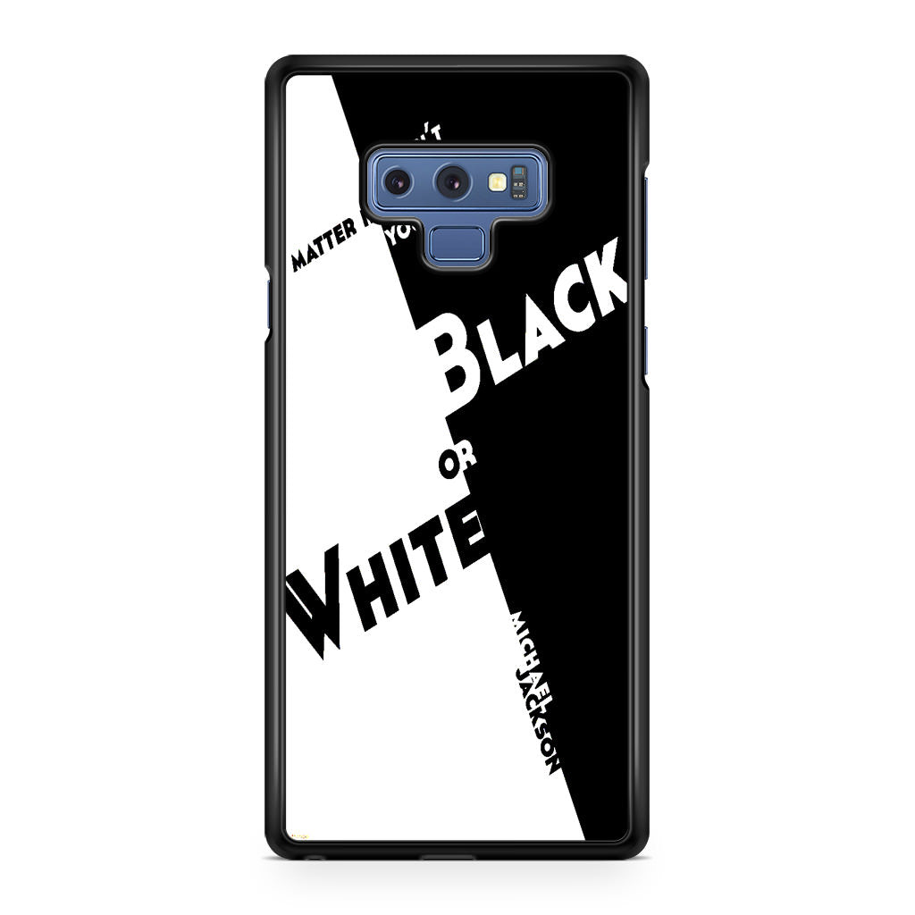 Black Or White Michael Jackson Galaxy Note 9 Case