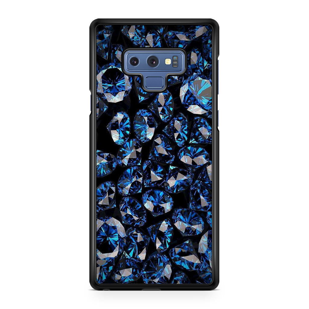 Blue Diamonds Pattern Galaxy Note 9 Case