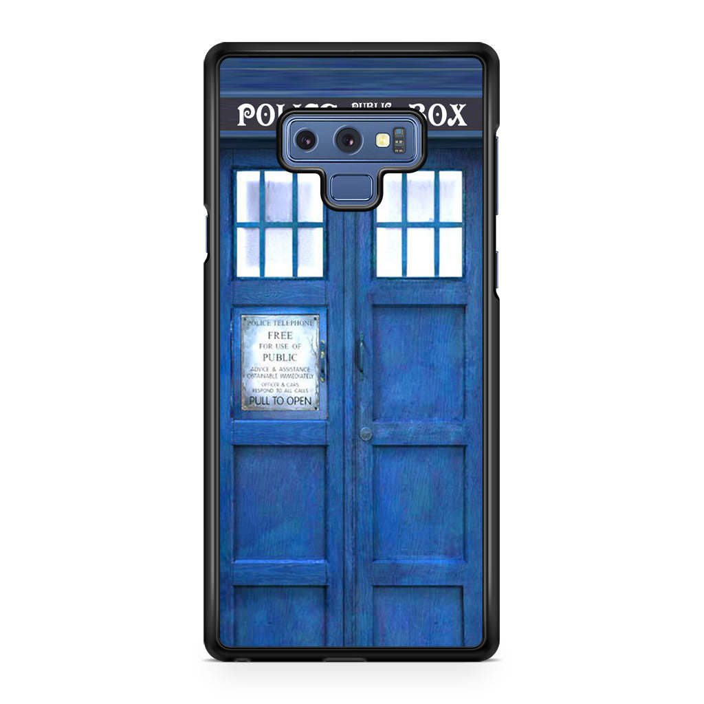 Blue Police Call Box Galaxy Note 9 Case