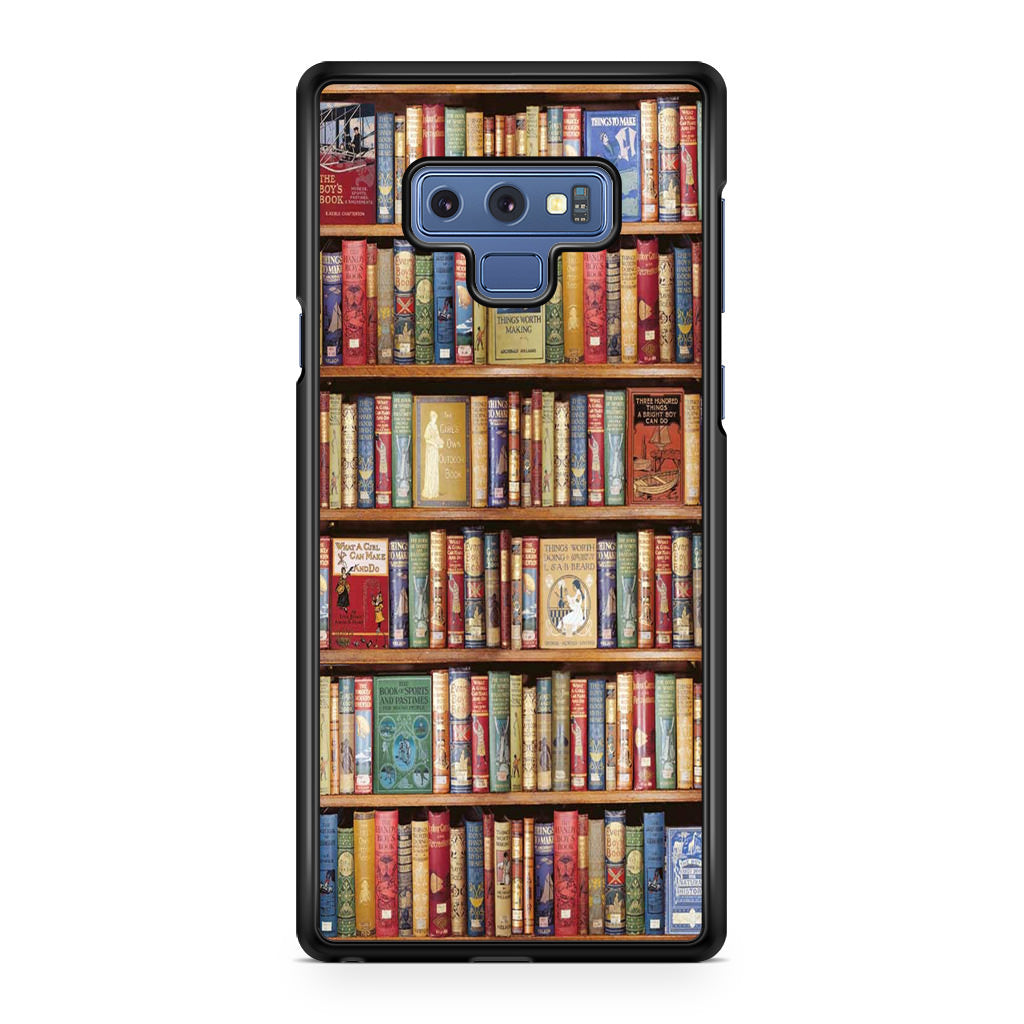 Bookshelf Library Galaxy Note 9 Case