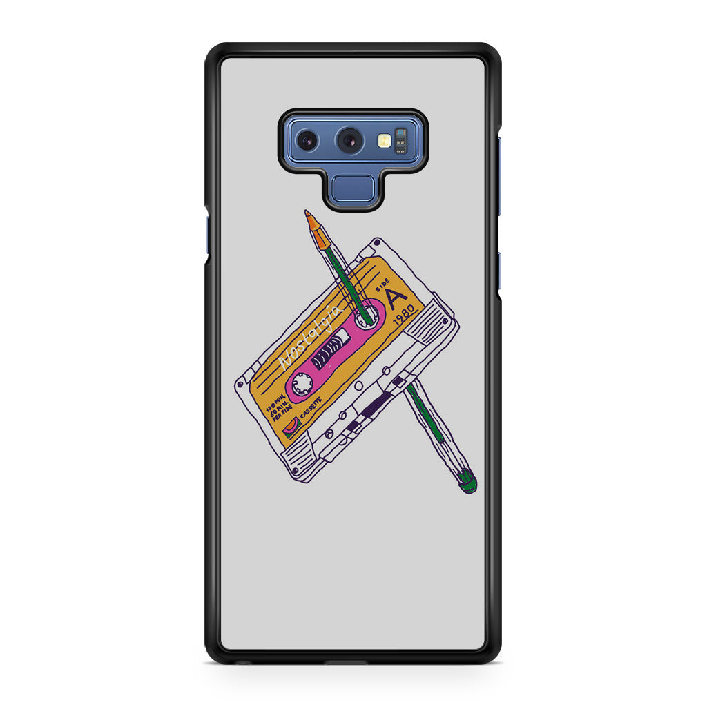 Cassete Tape Old Galaxy Note 9 Case